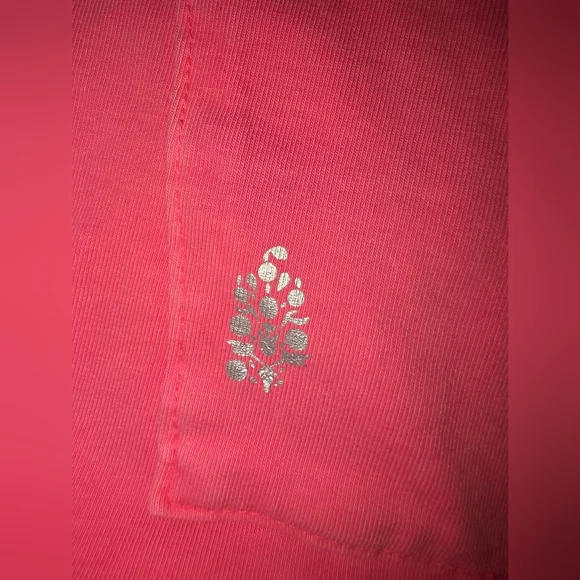 Free People Hibiscus Hot Shot Tee Romper Size XL - Picture 3 of 6